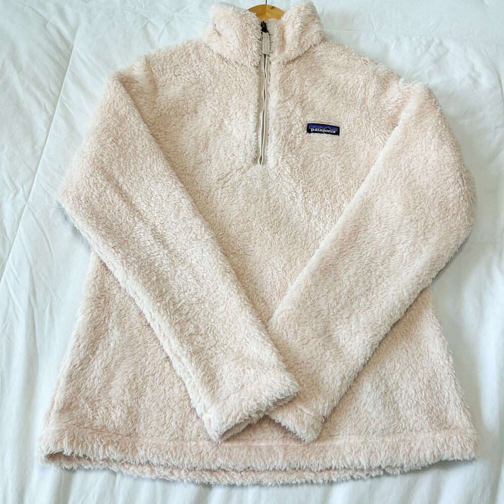 Patagonia Women’s Los Gatos Fleece Quarter Zip Pullover Pink Size Medium - Picture 4 of 8